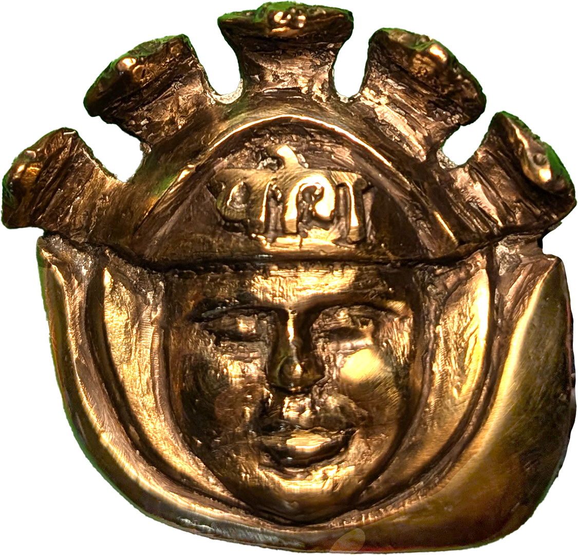 cast bronze pajanjali belt buckle